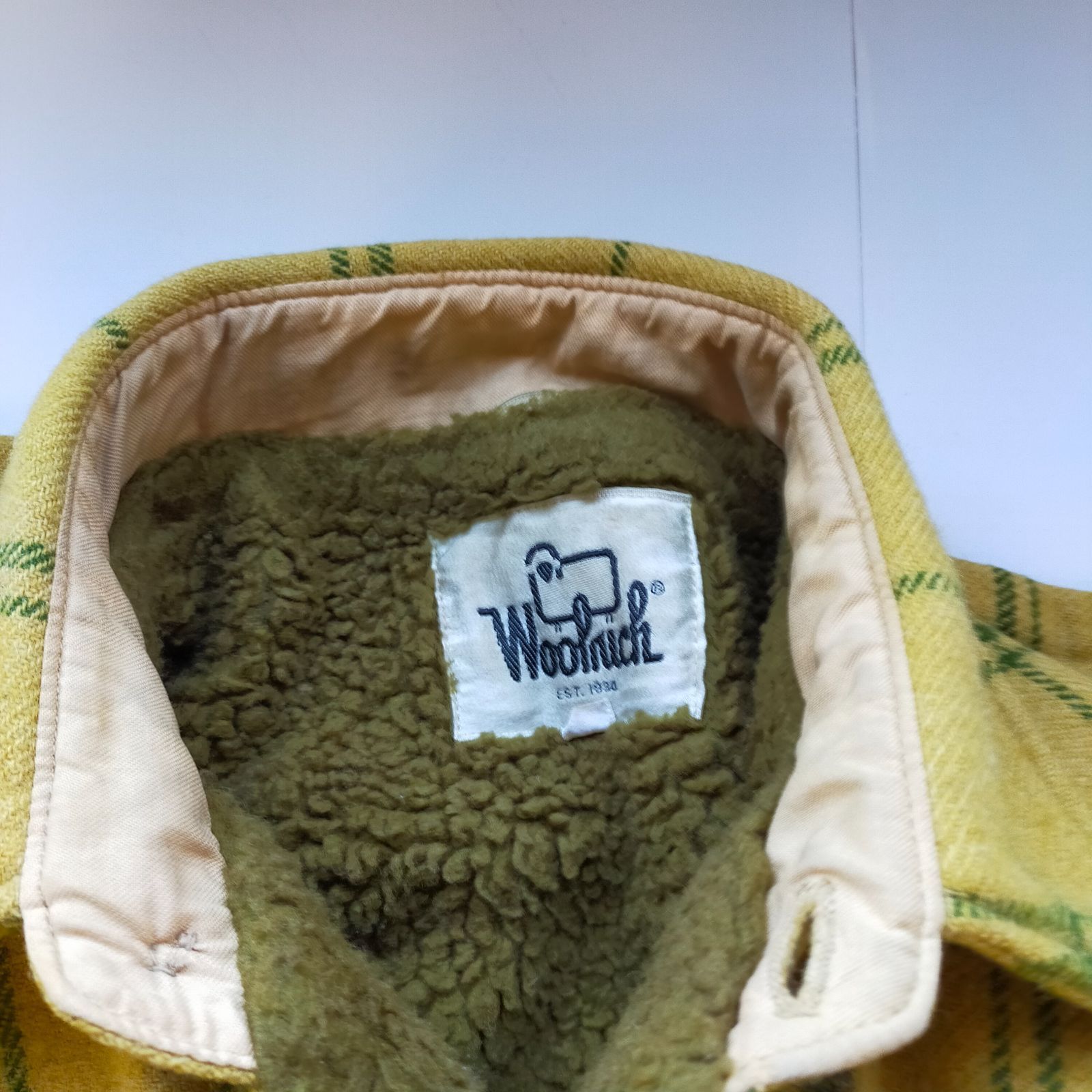 M*y様 Woolrich チェック柄ジャケット M ○M12074 【70s】 WOOLRICH ウールリッチ チェック柄 裏ボア ウール