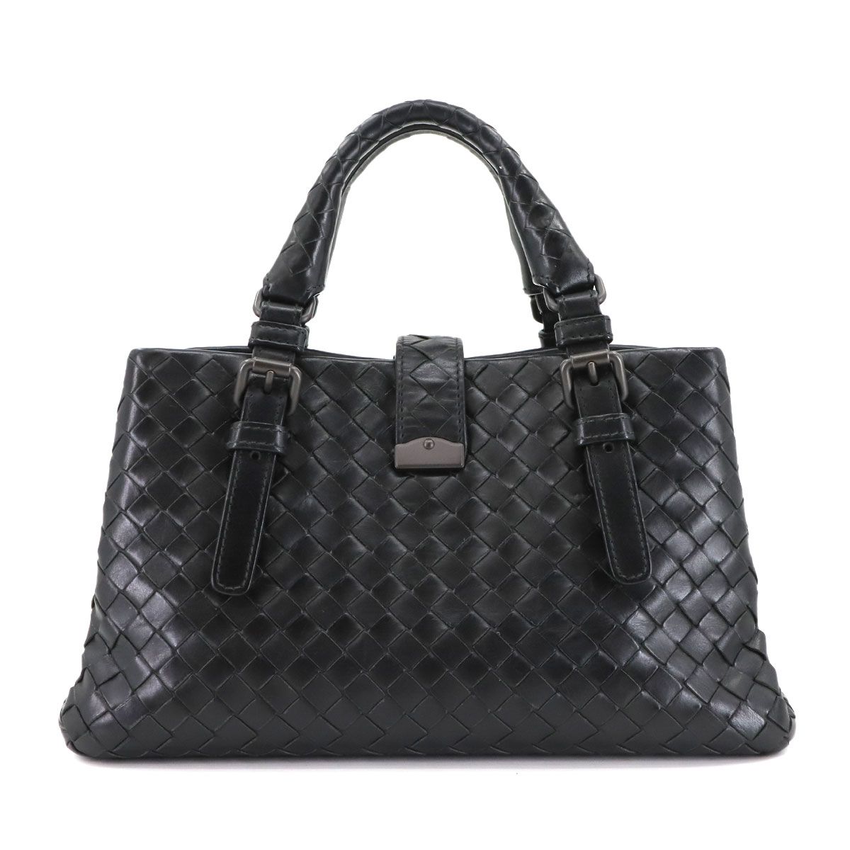 BOTTEGA VENETA 2WAYバッグ イントレチャート レザー ローマ ボッテガヴェネタ イントレチャート ローマバッグ 2way レザー