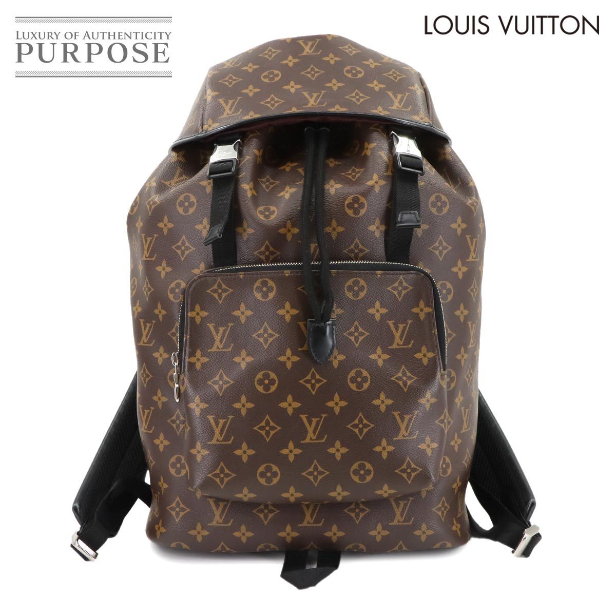 新品同様 ルイ ヴィトン LOUIS VUITTON モノグラム マカサー ザック バックパック リュックサック ブラウン M43422 90305402