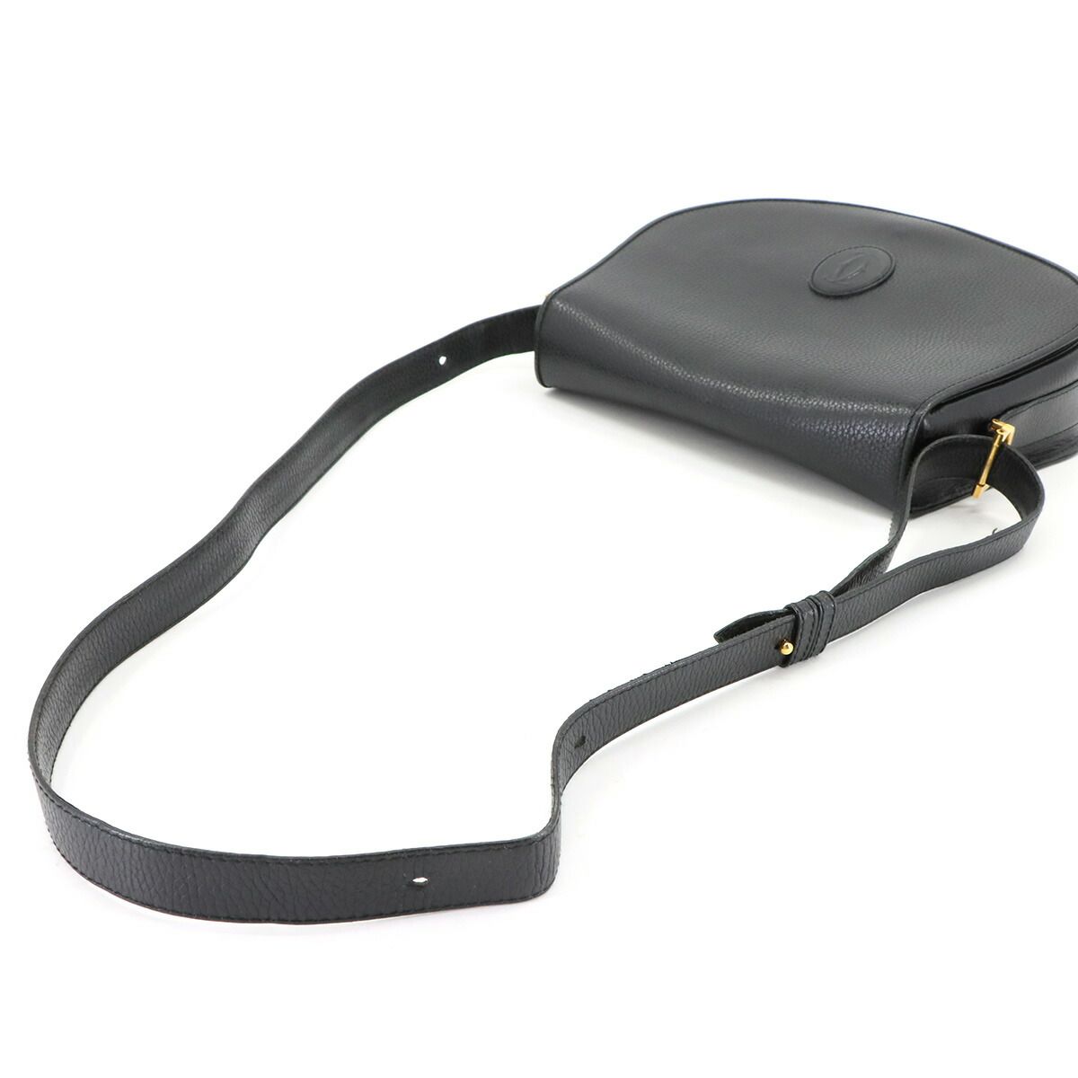 美品 カルティエ Cartier マストライン ショルダー バッグ レザー