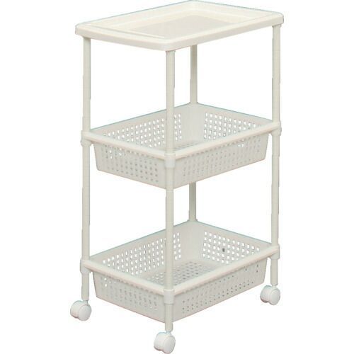 ＩＲＩＳ　２２２３８０　メタルポールワゴン　ＭＫＷ−３Ｗ　ホワイト