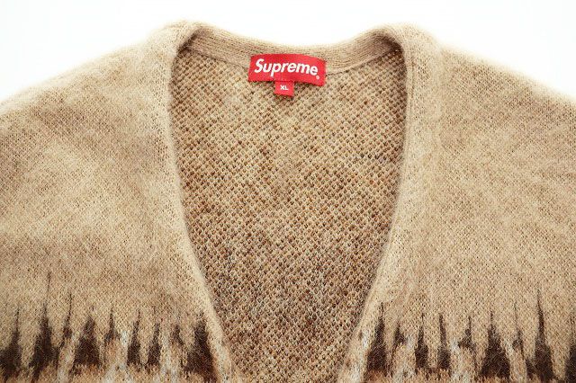 シュプリーム SUPREME 22AW ABSTRACT STRIPE CARDIGAN XL