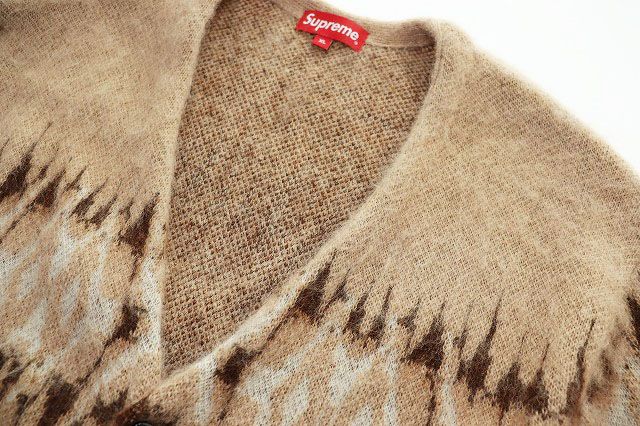 シュプリーム SUPREME 22AW ABSTRACT STRIPE CARDIGAN XL