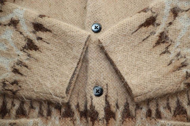 【良品】シュプリーム アブストラクトストライプカーディガン モヘア XL シュプリーム SUPREME Abstract Stripe Cardigan Olive アブストラクト