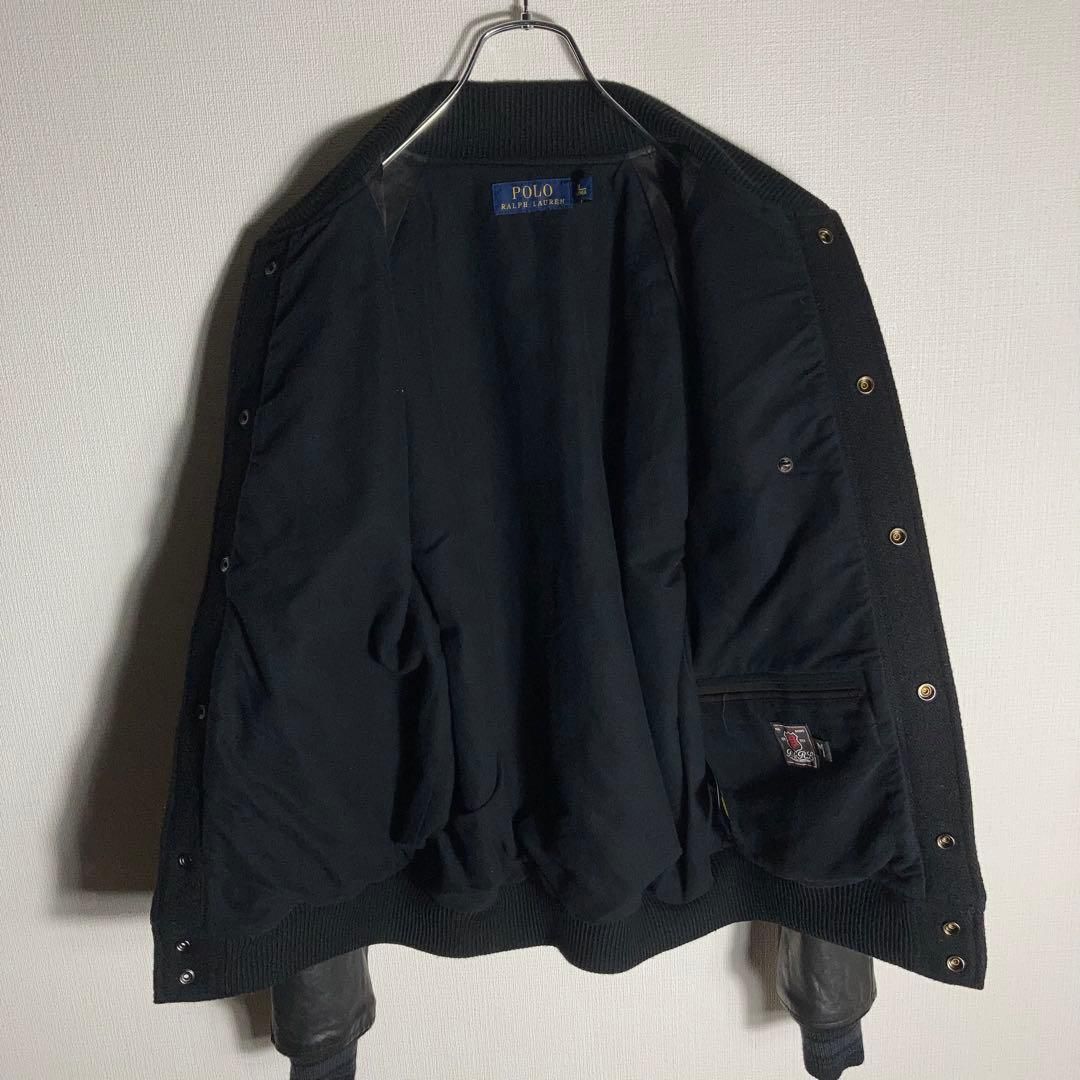 ☆希少☆ ブラック単色 ラルフローレン スタジャン L 黒 2025年最新】Polo By Ralph Lauren カラー：ブラック系 スタジャンの