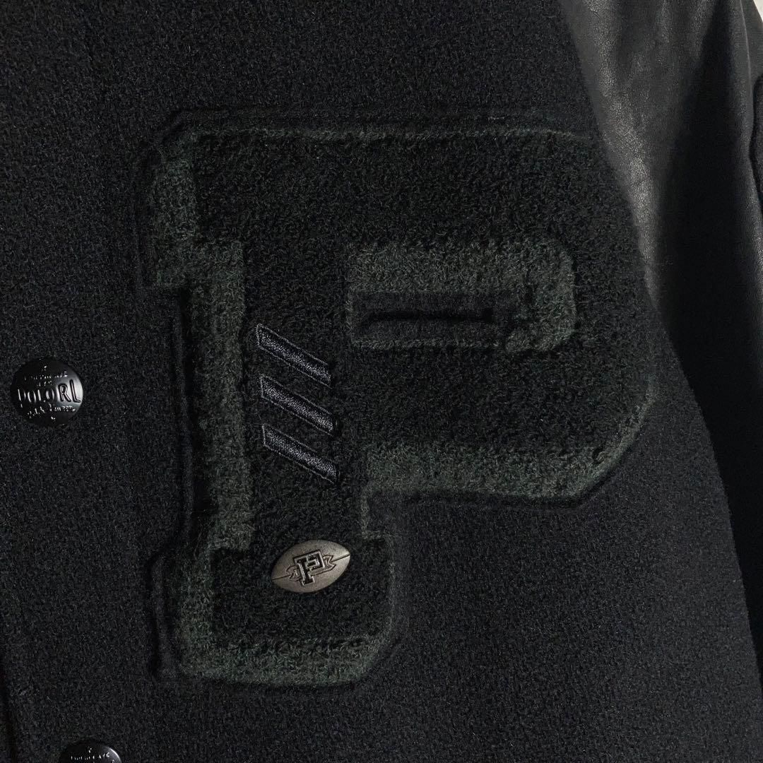 ポロラルフローレン　スタジャン　オールブラック　M PORO RALPH LAUREN スタジャン 希少オールブラック 黒 M - メルカリ