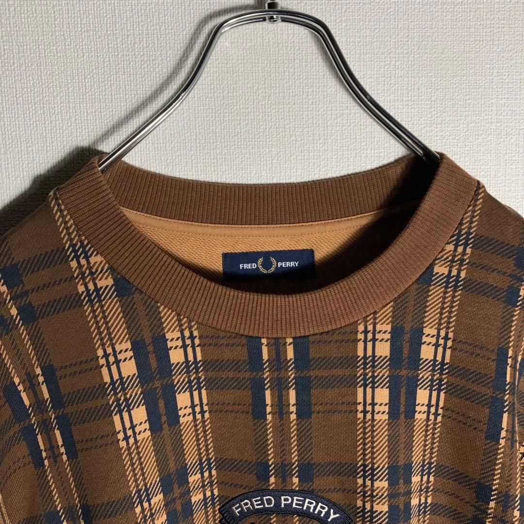 美品 FRED PERRY ブルゾン チェック M 美品フレッドペリー スウィング 