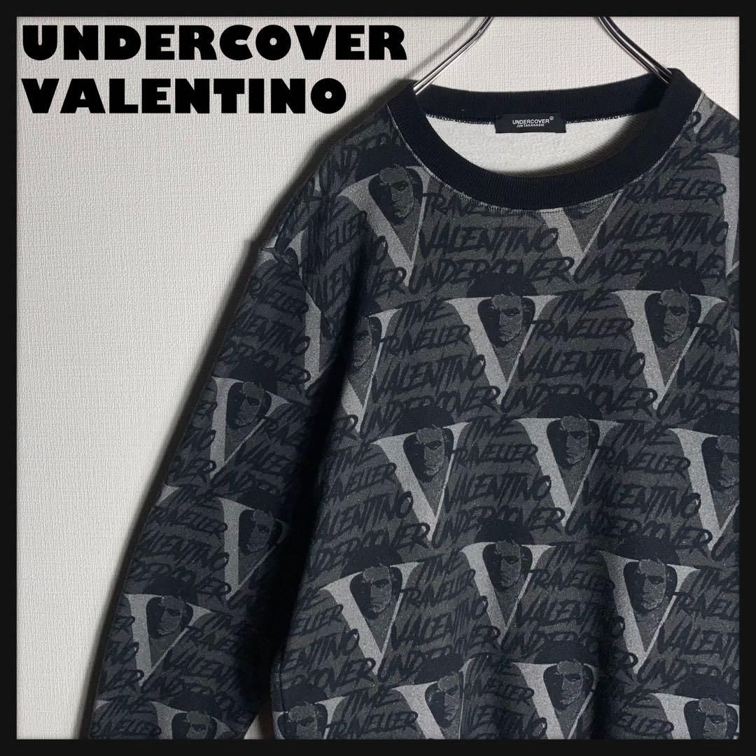 美品】UNDERCOVER VALENTINO スウェット 総柄 黒 3 - メルカリ