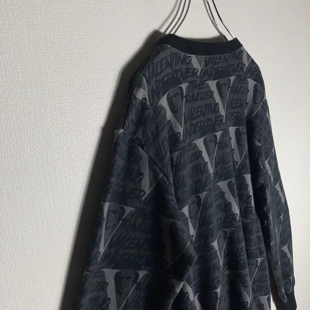 美品】UNDERCOVER VALENTINO スウェット 総柄 黒 3 - メルカリ