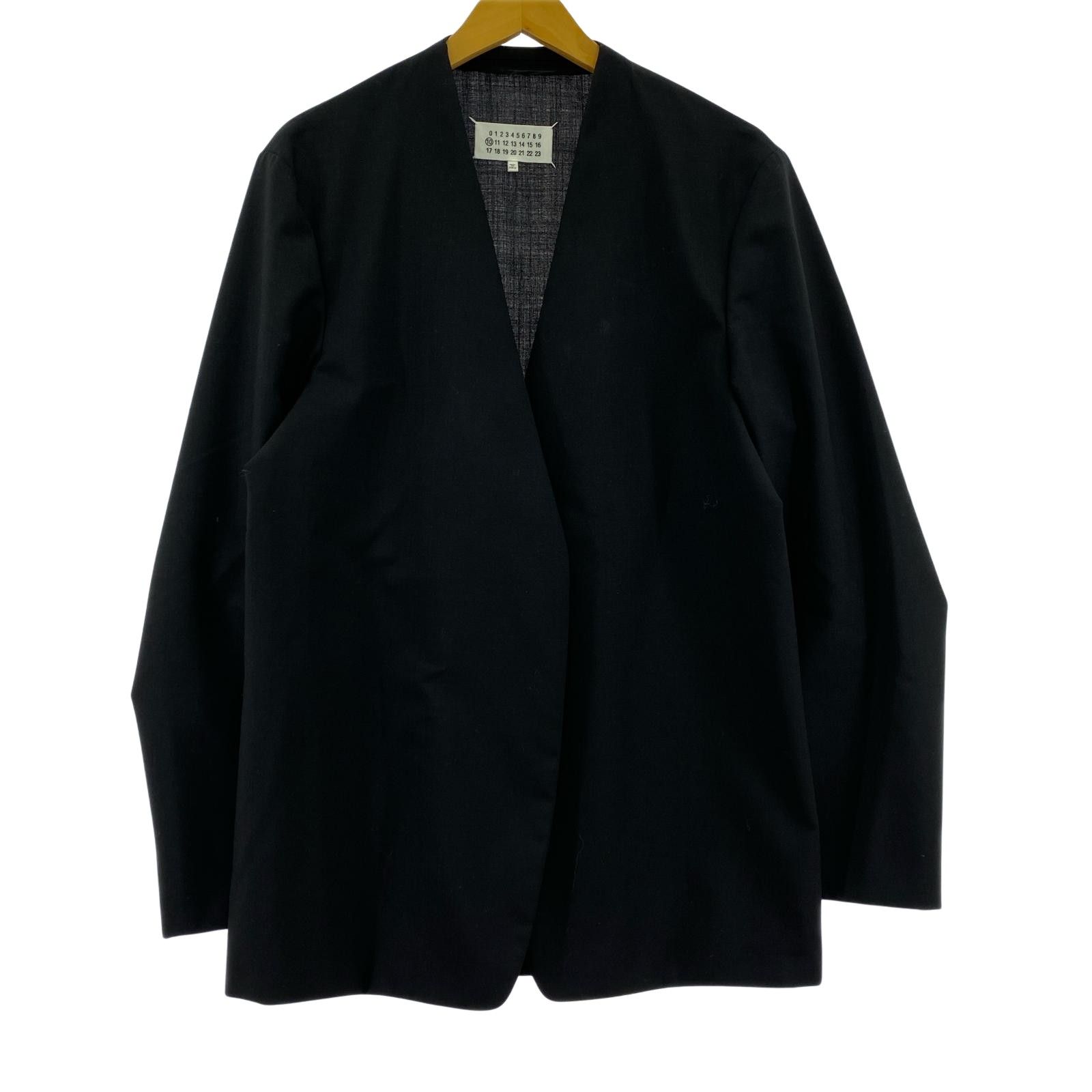 美品 Maison Margiela 10 21SS ノーカラージャケット 48 美品 Maison Margiela 10 21SS ノーカラージャケット 48 Maison
