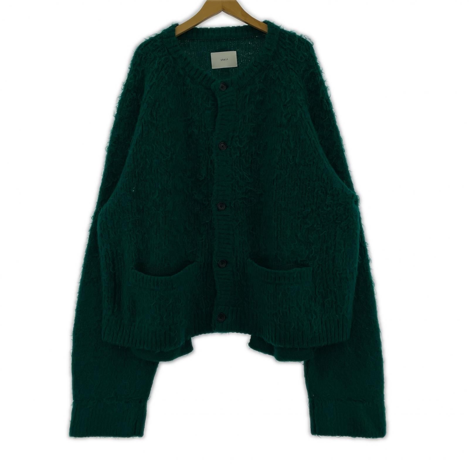 stein 20AW KID MOHAIR CARDIGAN M ｸﾞﾘｰﾝ - メルカリ