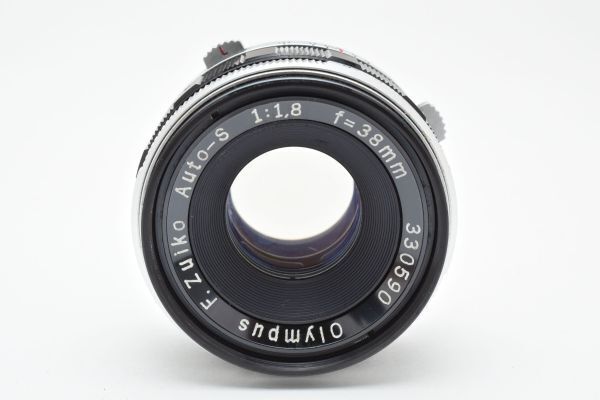 オリンパス OLYMPUS E.Zuiko Auto-S 38mm F2.8 ペンF用 パンケーキ