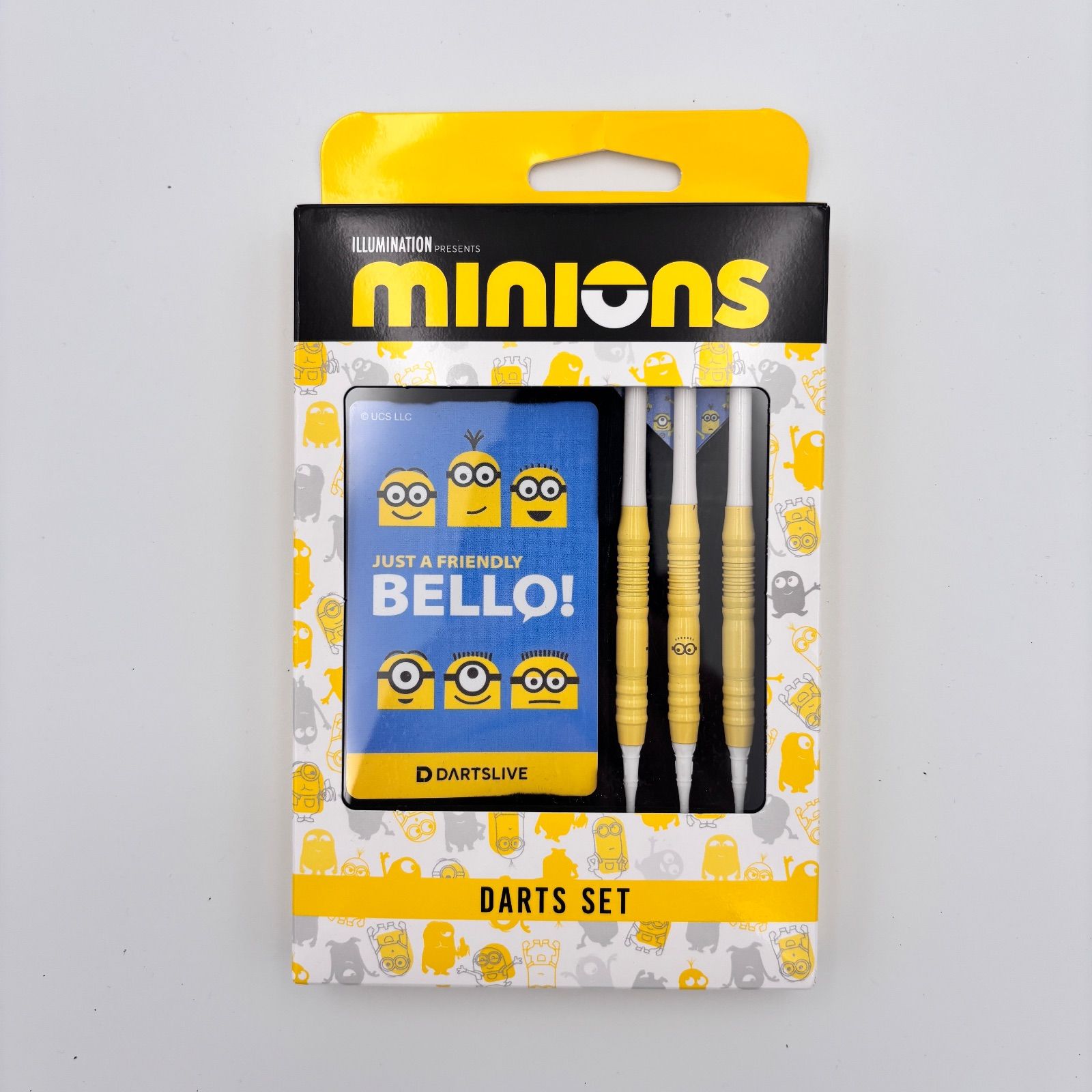 ミニオン　ソフト3点セット ▪️ミニオンズ ダーツセット DARTSLIVE公式 大人用 ソフトダーツ 3本