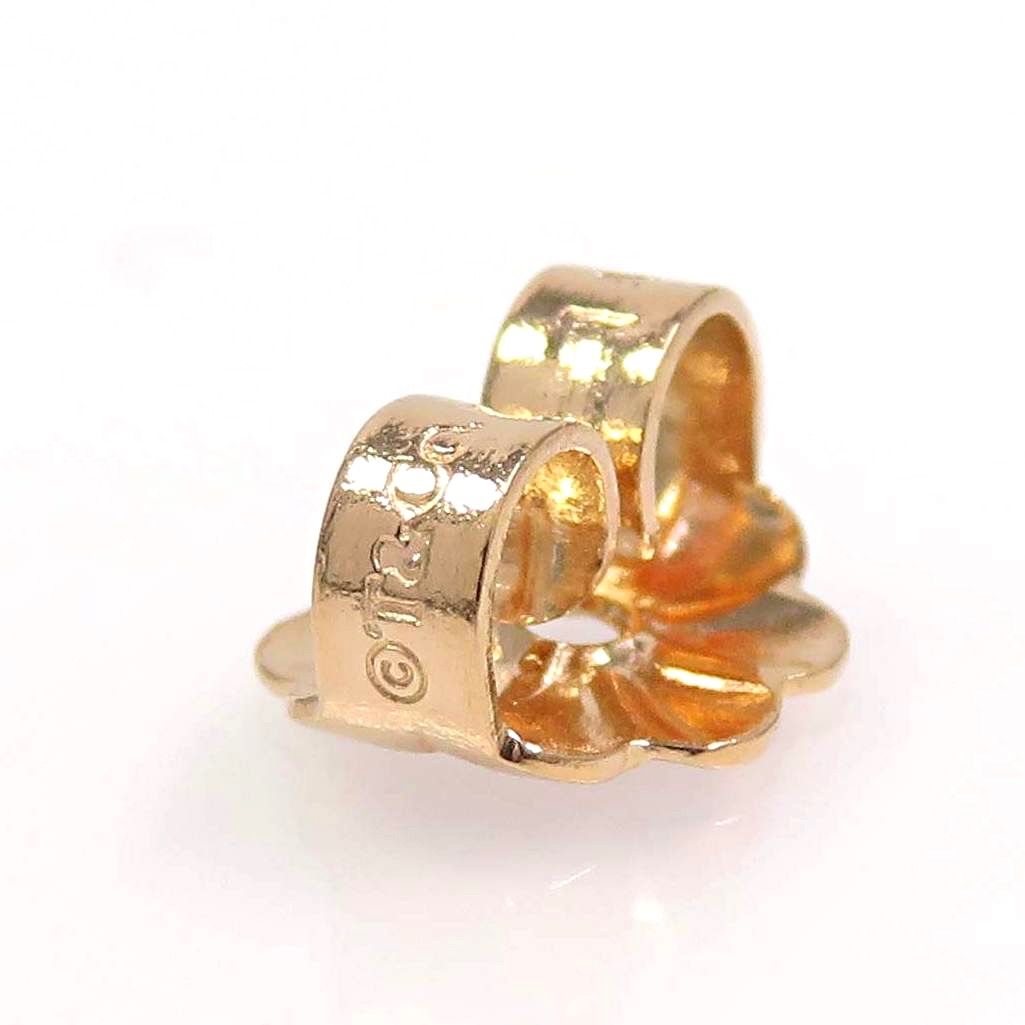 TIFFANY&Co ティファニー Au750 Tスマイル ミニ ピアス ローズゴールド