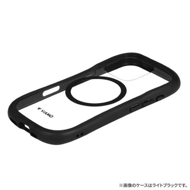 iPhone16Pro ケース クリア 透明 ミルクホワイト ストラップホルダー