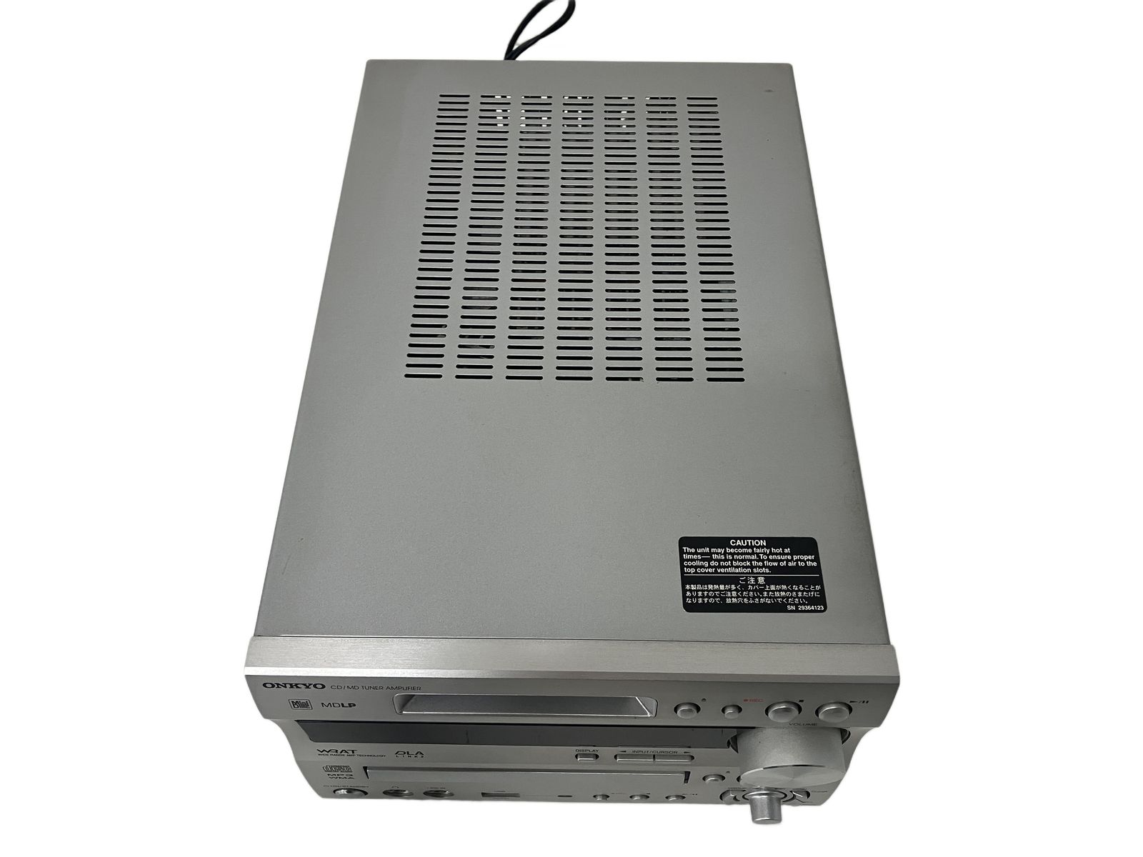 【美品動作品】ONKYO FR-N9NX(S) CD/MDチューナーアンプ 美品動作品】ONKYO FR-N9NX(S) CD/MDチューナーアンプ ONKYO