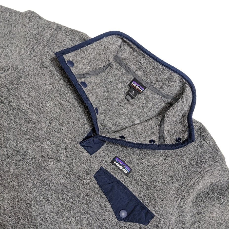 10s Patagonia ライトウェイトシンチラ スナップT 2XL 灰 PATAGONIA 