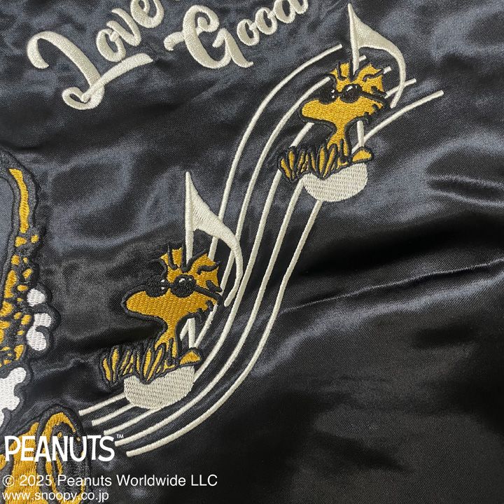 FLAG STAFF SNOOPY コラボ PEANUTS SOUND MOTORCYCLE スカジャン