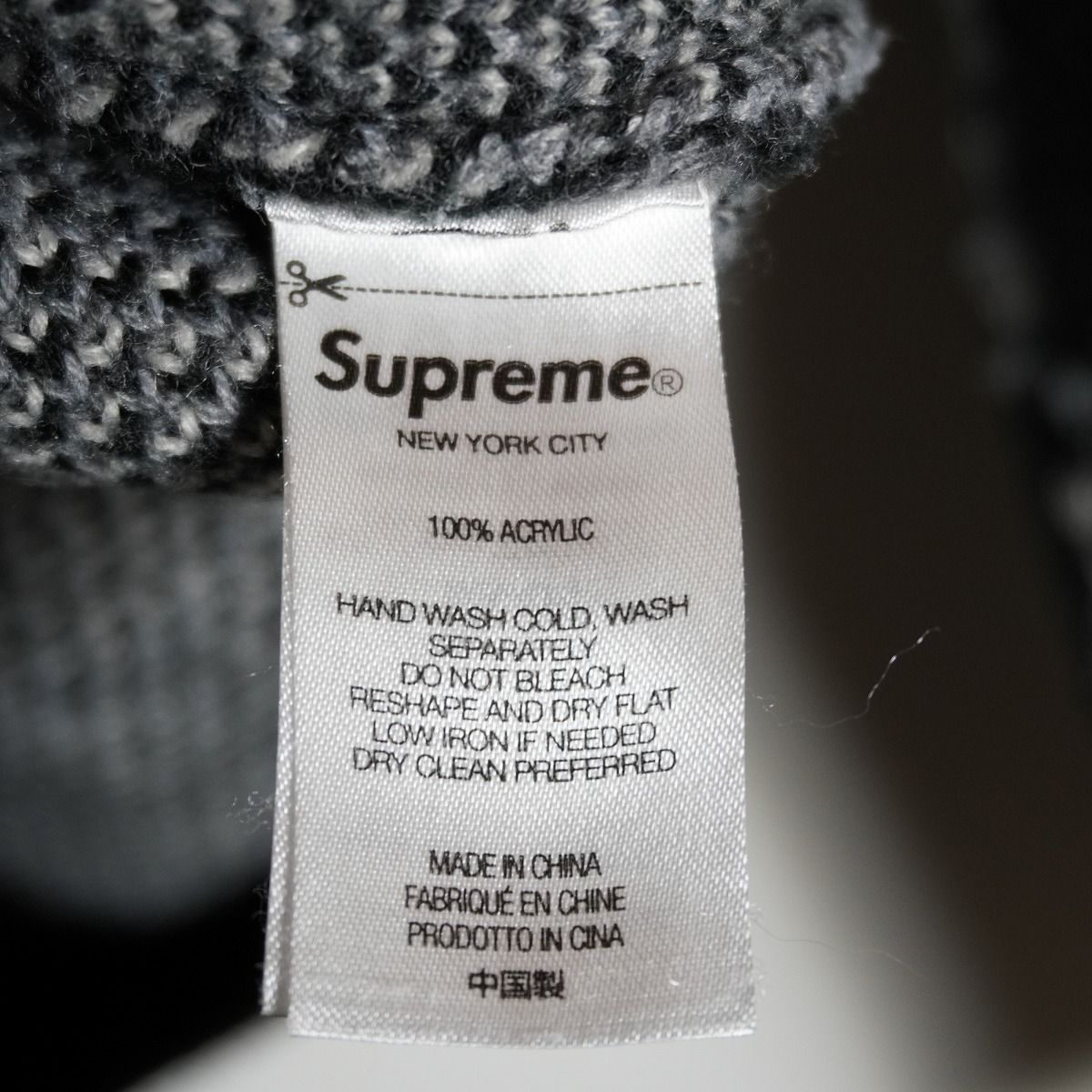 正規 22AW Supreme シュプリーム Dice Sweater ダイス セーター プル 