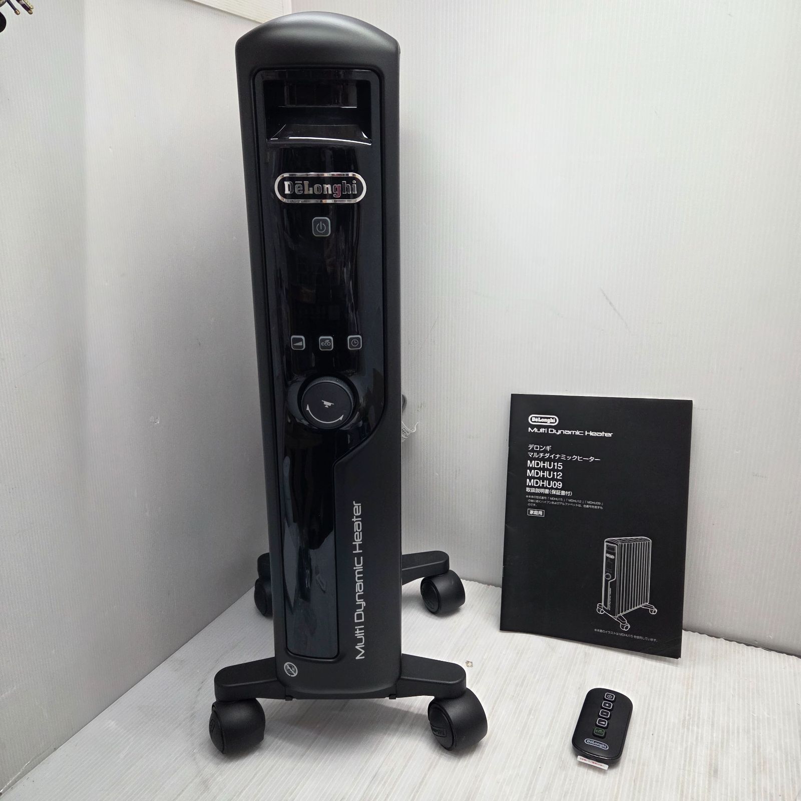 【中古品】デロンギ　マルチダイナミックヒーター　ブラック DeLonghi デロンギ マルチダイナミックヒーター MDH15-BK - メルカリ