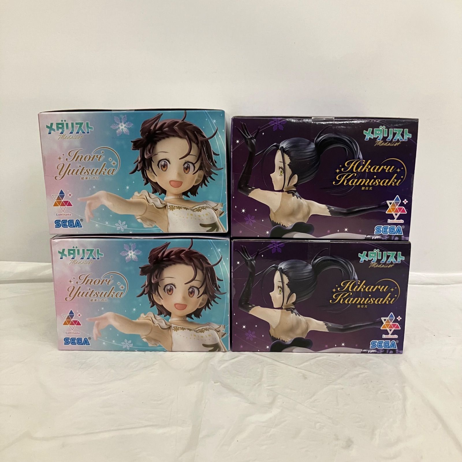 未開封 メダリスト Luminasta 結束いのり 狼嵜光 フィギュア 4個