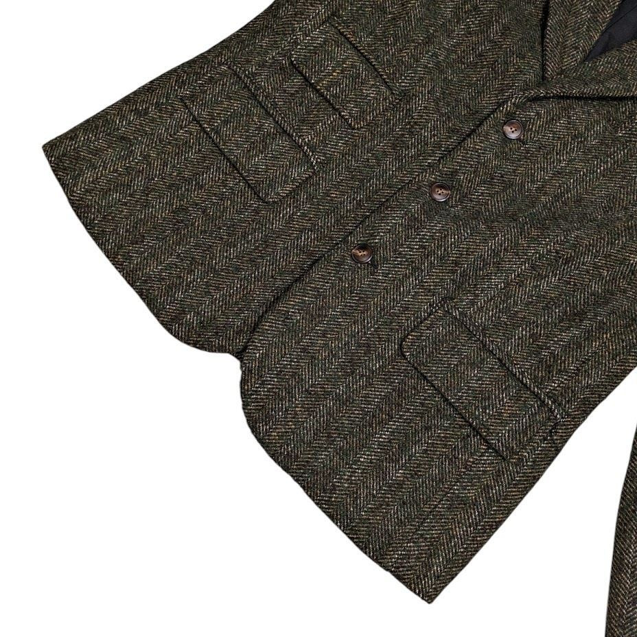 OLD WORK KARAKU カラク ツイード テーラードジャケット ブラウン