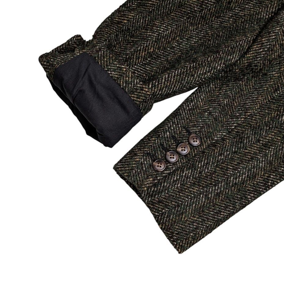 OLD WORK KARAKU カラク ツイード テーラードジャケット ブラウン