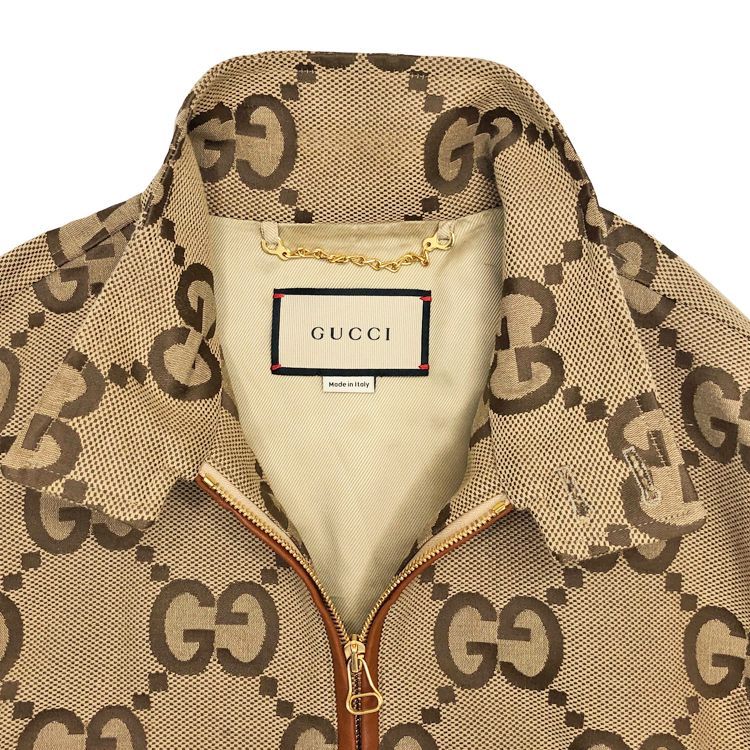 グッチ（GUCCI）総柄ロゴブルゾン ジャケット Amazon | [グッチ] ブルゾン メンズ ジップアップ ジャンボGG柄 フード
