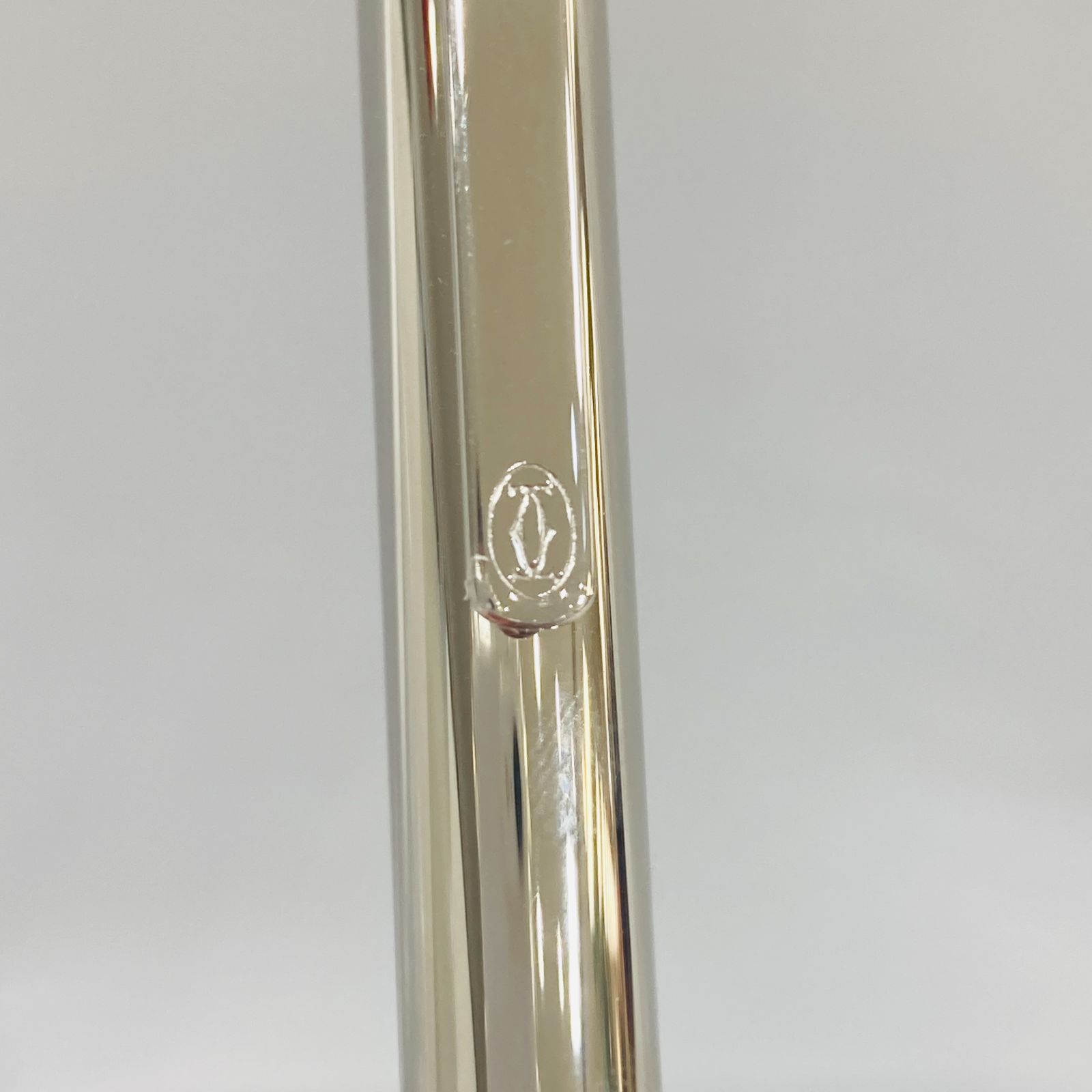 A【箱付き】Cartier カルティエ ボールペン シルバーカラー 筆記確認