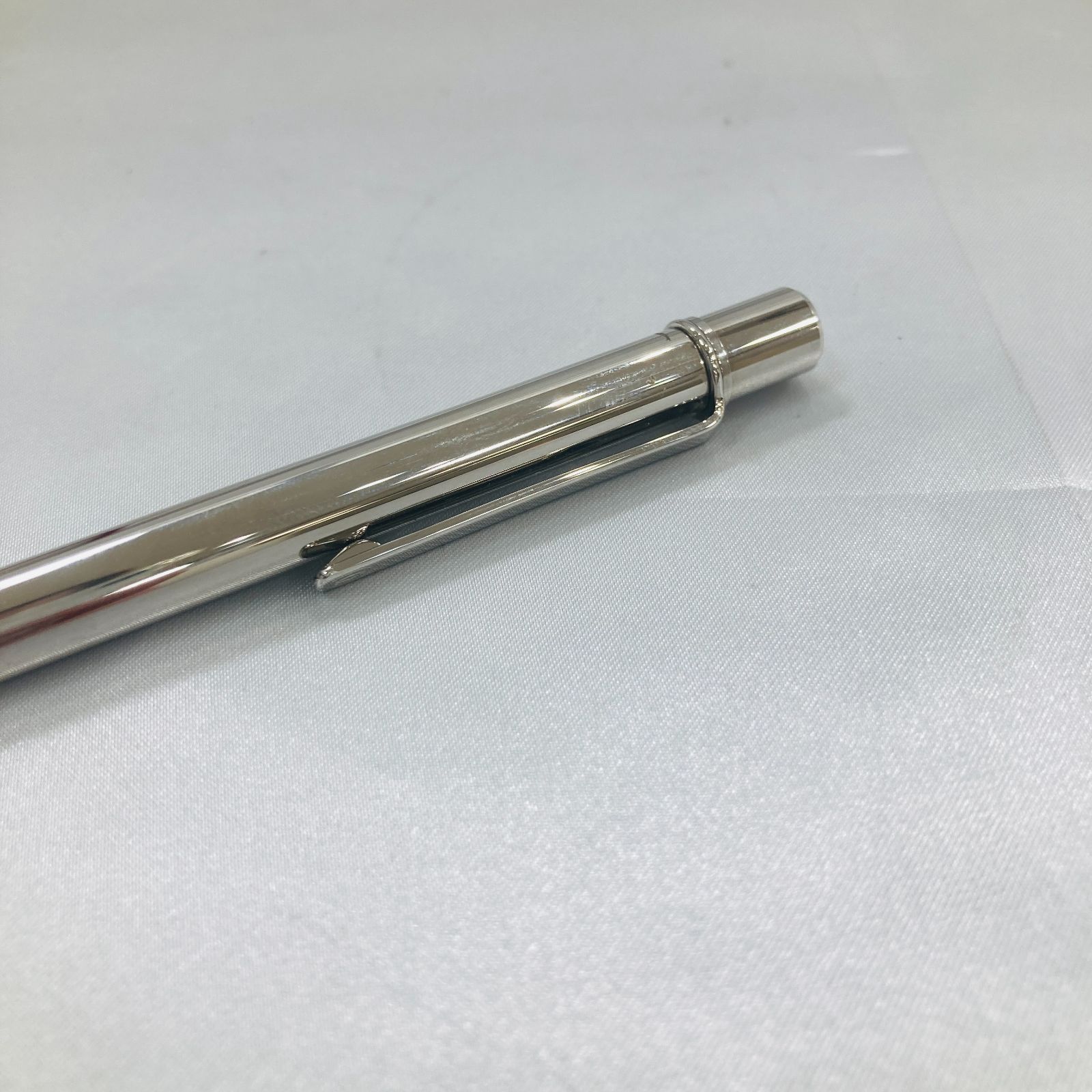 A【箱付き】Cartier カルティエ ボールペン シルバーカラー 筆記確認