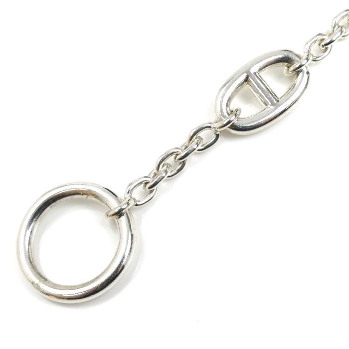 HERMES エルメス シルバー925 ファランドール SH ブレスレット 24.1g