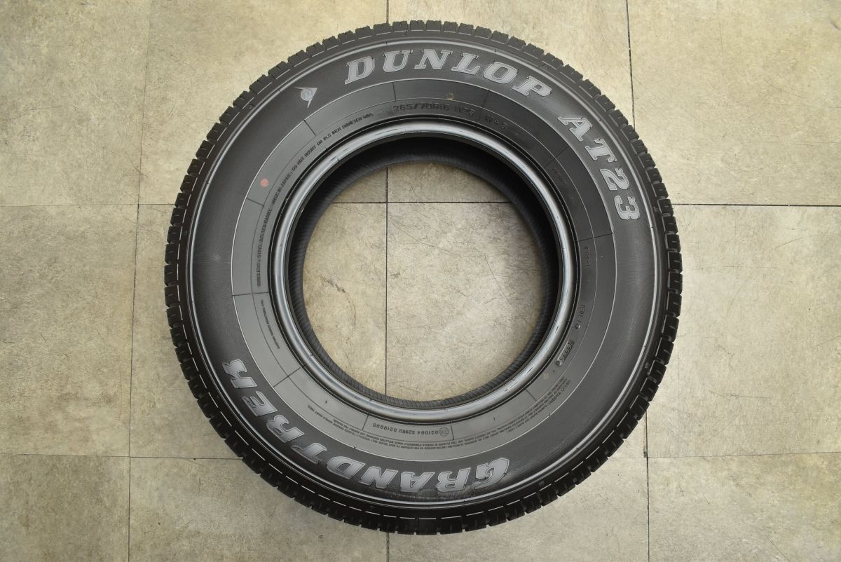 2025年製 新車外し品】ダンロップ グラントレック AT23 265/70R16 4本 