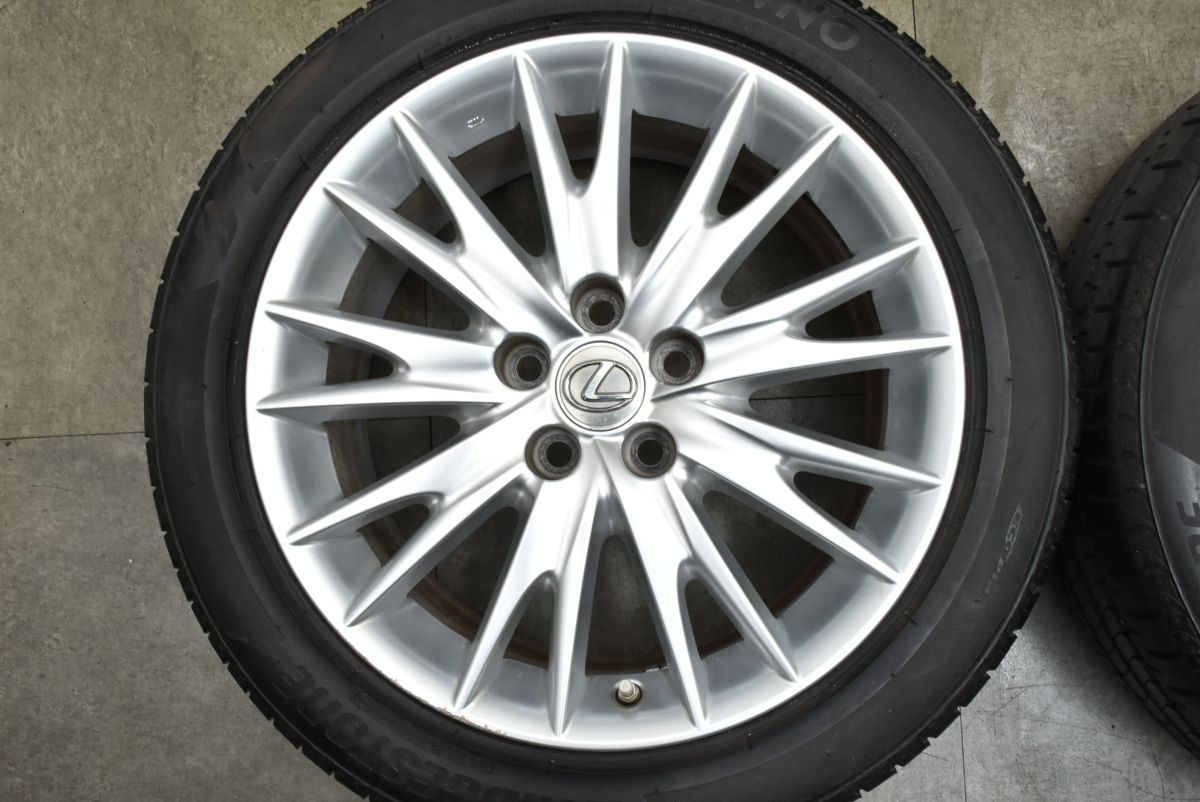 良好品】レクサス GS バージョンL 純正 18in 8J +45 PCD114.3 2024年製