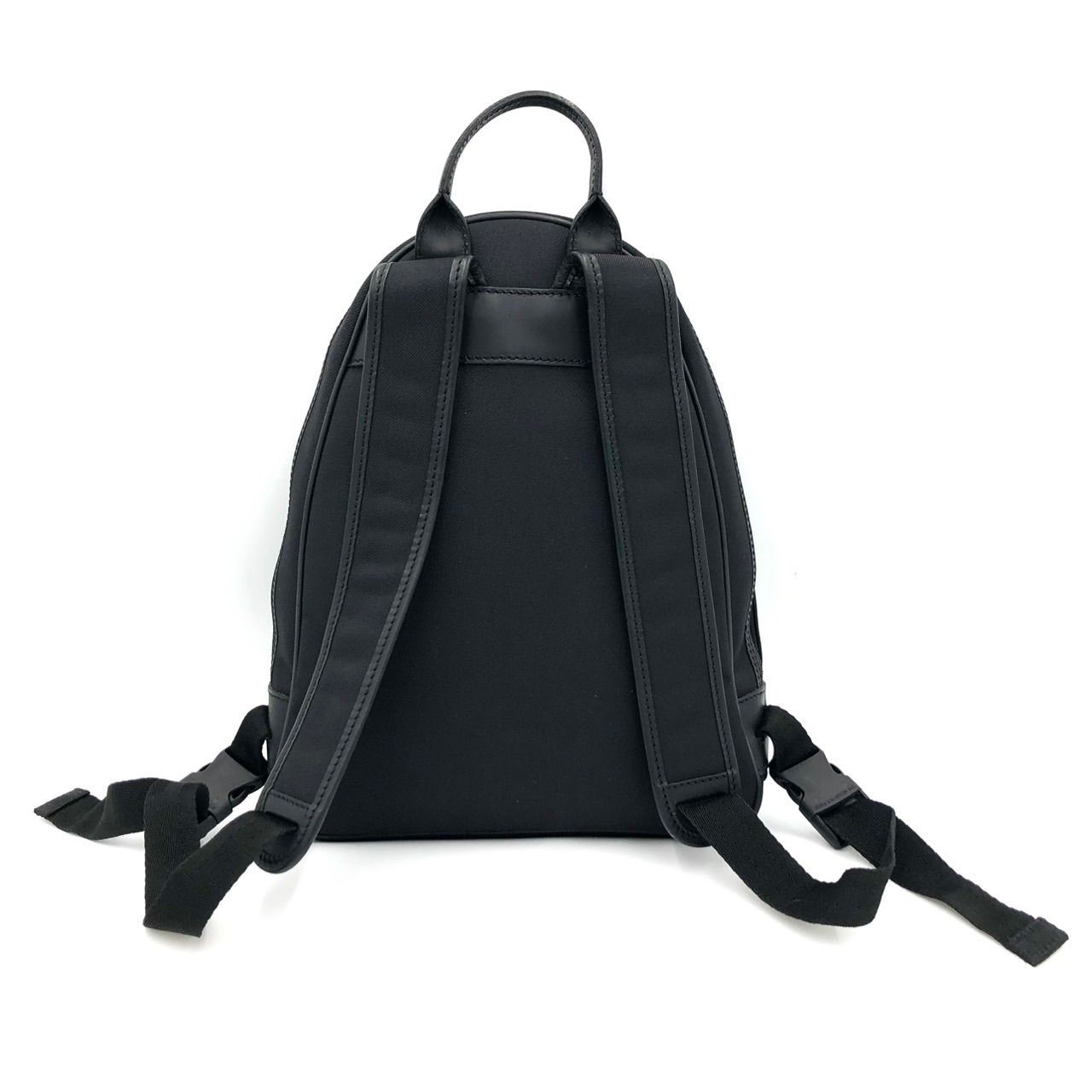 美品】ハンティングワールド リュック 黒 ナイロン レザー バック 