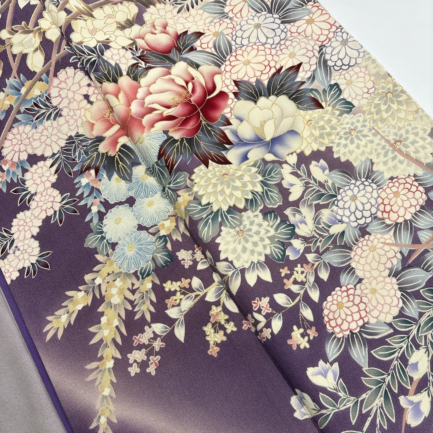 振袖 4枚 正絹 着物まとめ売り 同梱購入歓迎 リメイク用 着付け練習用