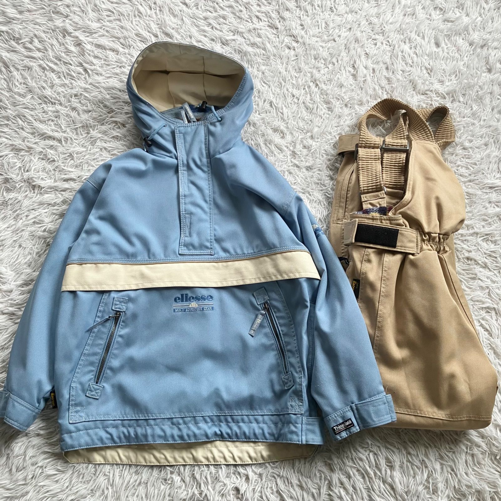 状態良 ellesse エレッセ スキーウェア スノーボードウェア アノラック