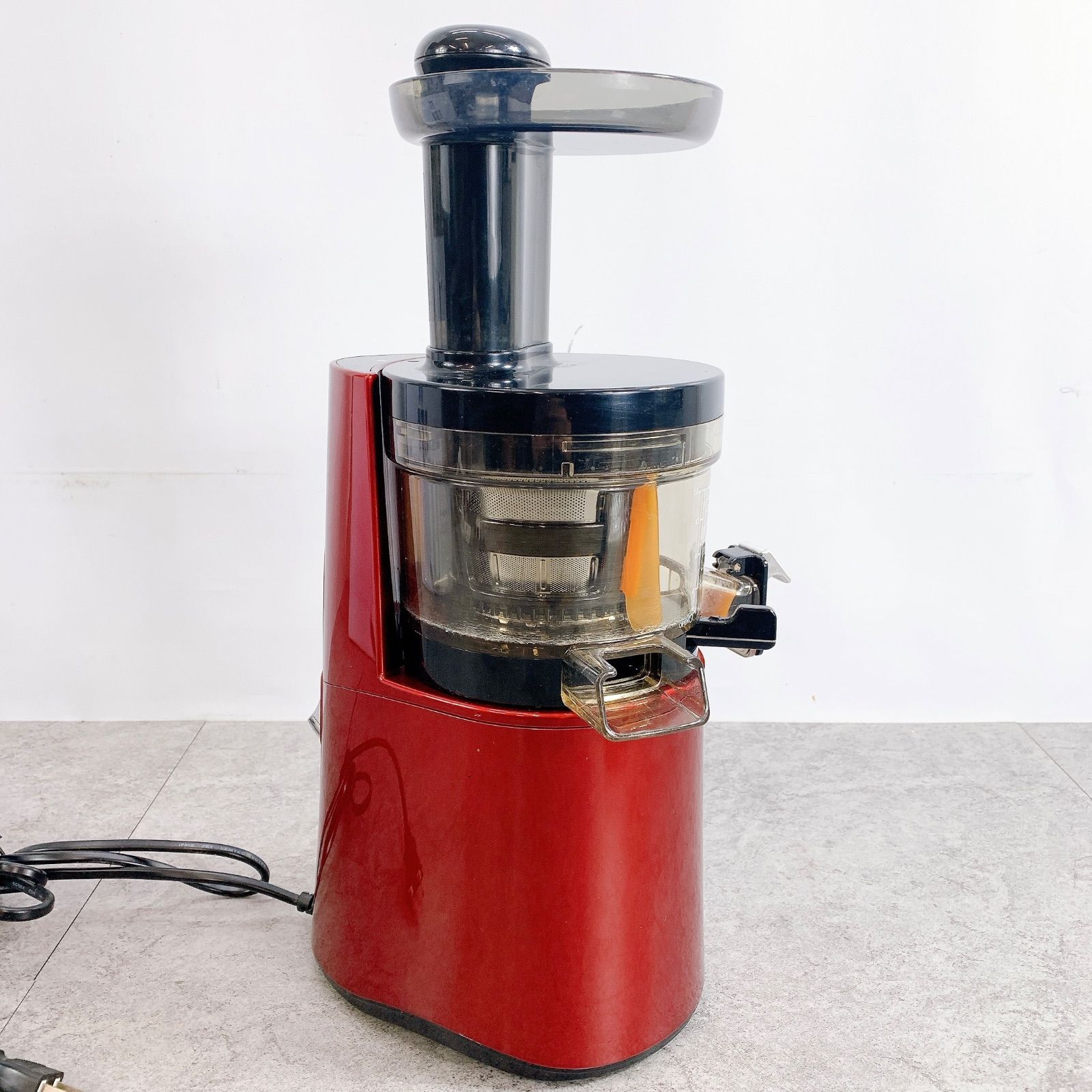 H-342 HUROM ヒューロム スロージューサー H-AA-RBA17 レッド 動作品