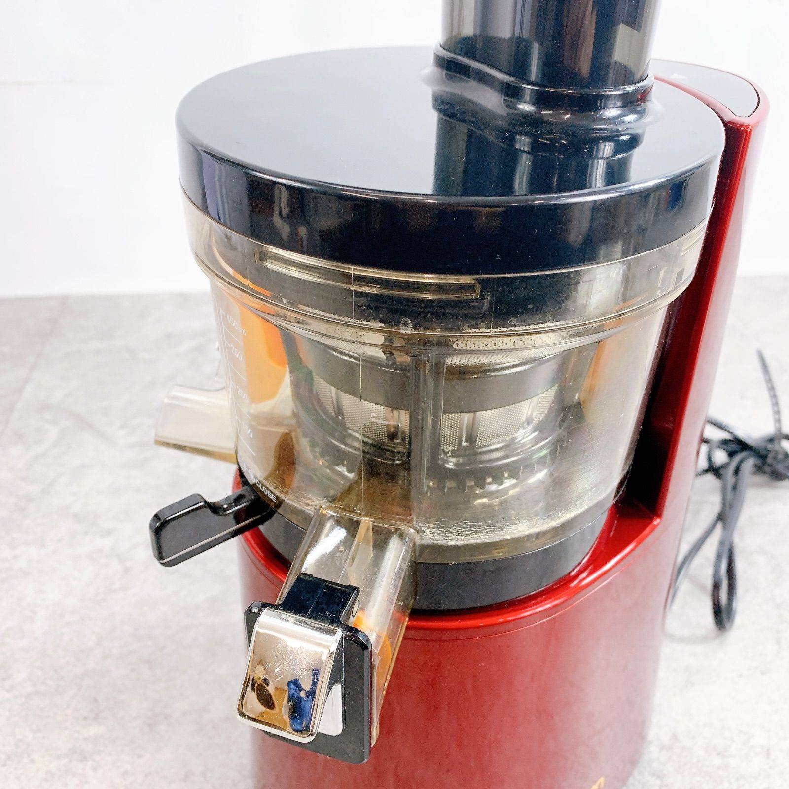 H-342 HUROM ヒューロム スロージューサー H-AA-RBA17 レッド 動作品