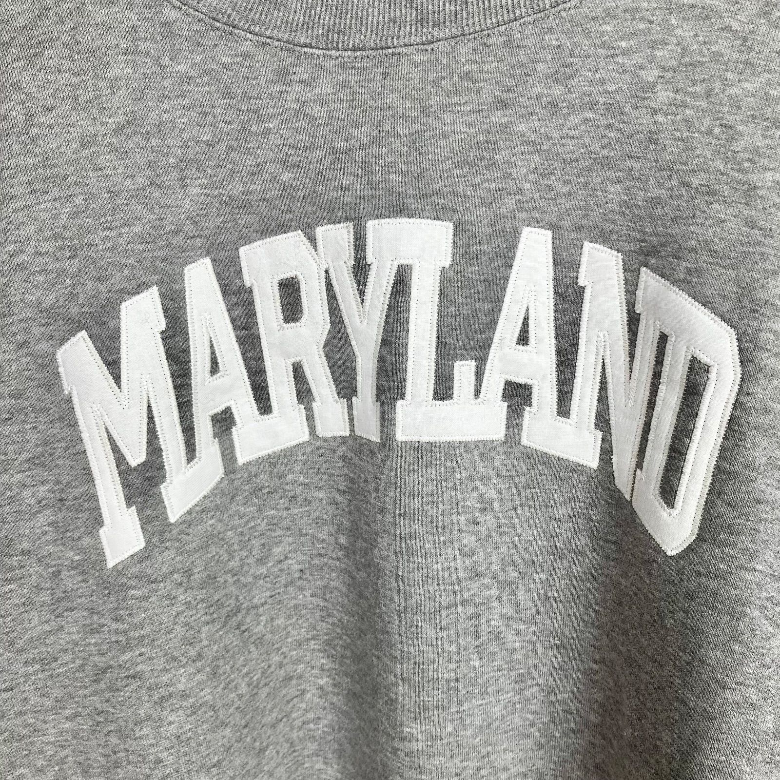 Whim Gazette 2024SS パッチワークロゴスウェット F グレー ウィム