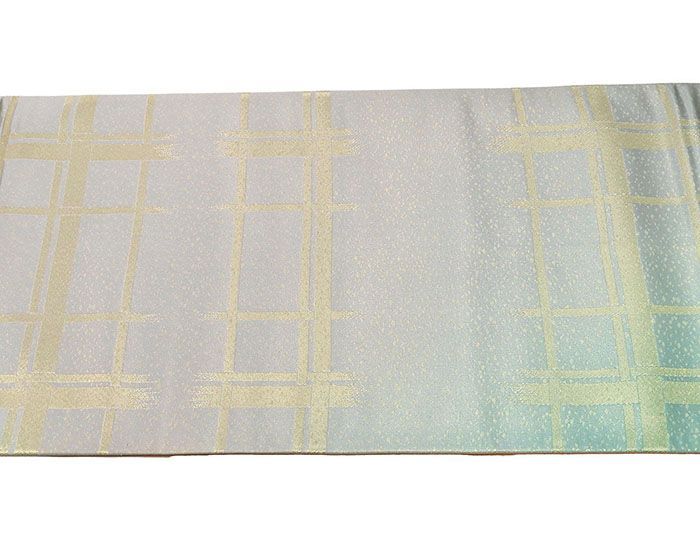 袋帯 正絹 染色作家 二代目清次郎作 梅 竹 礼装用 フォーマル 良品 中古 リサイクル 仕立て上がり 着物 g4179 袋帯 正絹 染色作家 二代目清次郎作 霰 竹垣 礼装用 フォーマル 良品