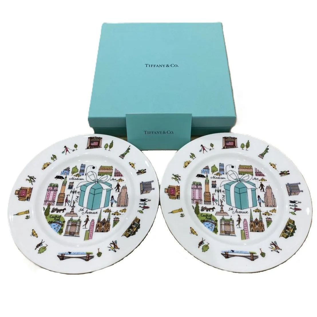 未使用】ティファニー 5thアベニュー プレート 皿2枚セット - メルカリ
