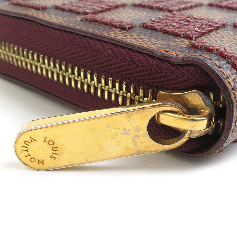 ルイ ヴィトン LOUIS VUITTON ラウンドファスナー長財布 ダミエ 
