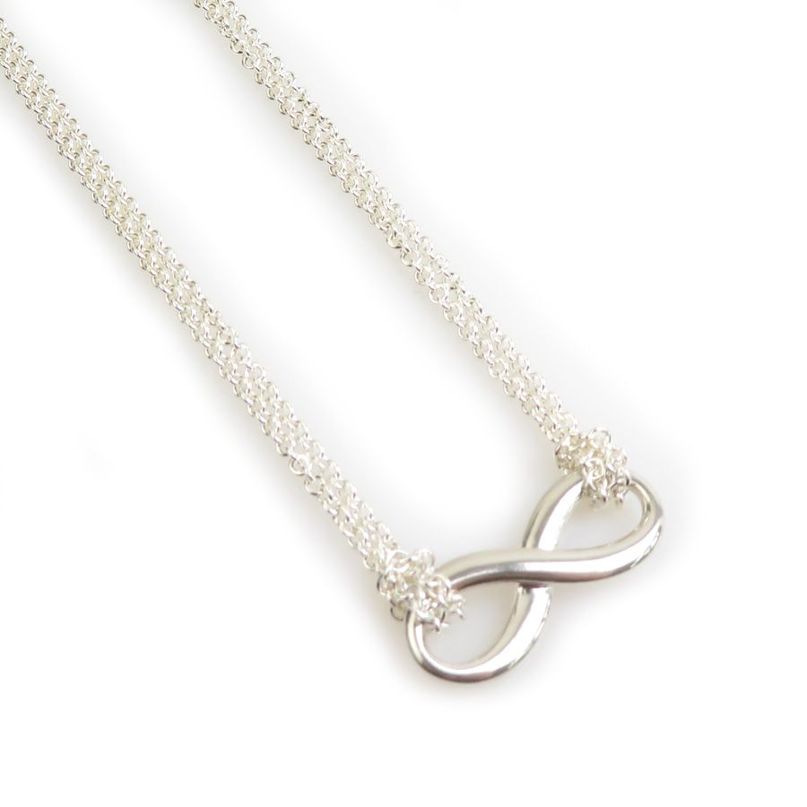 ティファニーTIFFANY&Co.インフィニティ ダブルチェーン ネックレス 楽天市場】ティファニー TIFFANY&Co. インフィニティ ダブルチェーン