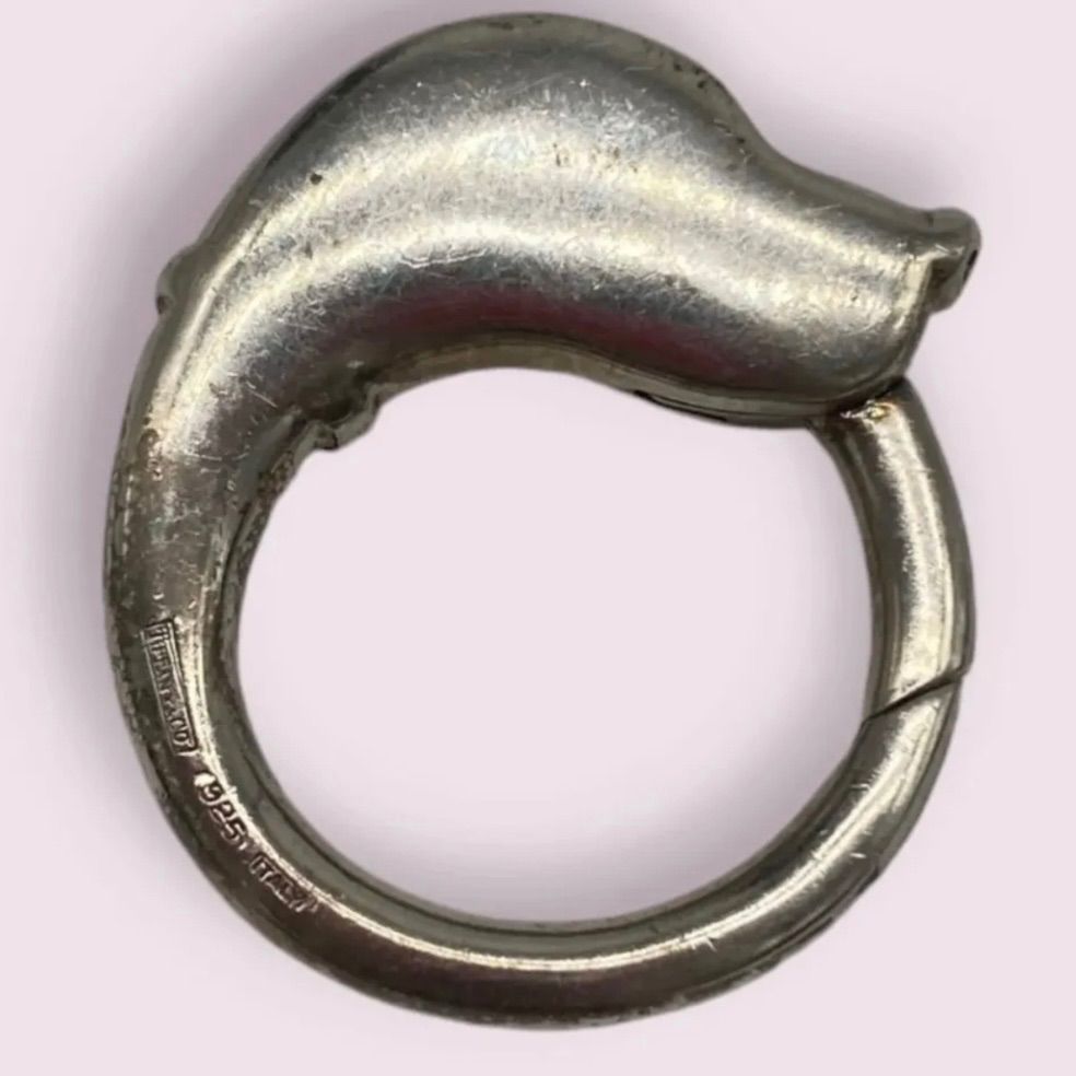 Tiffany&Co. ティファニー 犬 モチーフ キーリング 希少 925