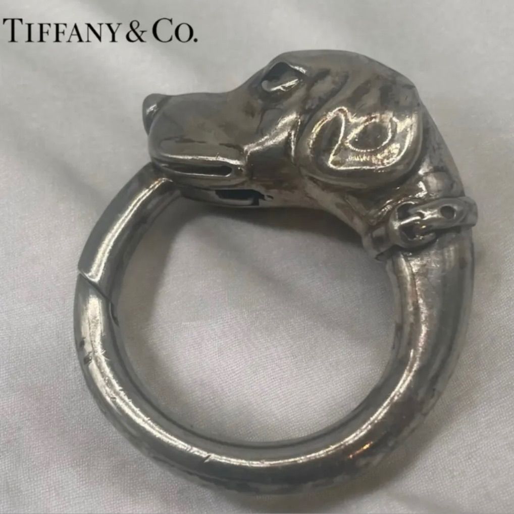 Tiffany&Co. ティファニー 犬 モチーフ キーリング 希少 925