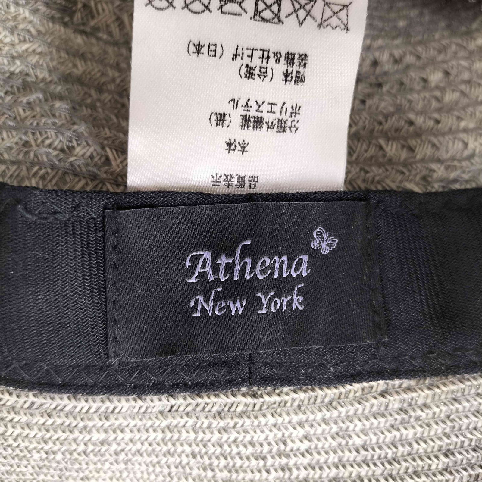 アシーナニューヨーク Athena New York 花柄刺繍 ハット レディース