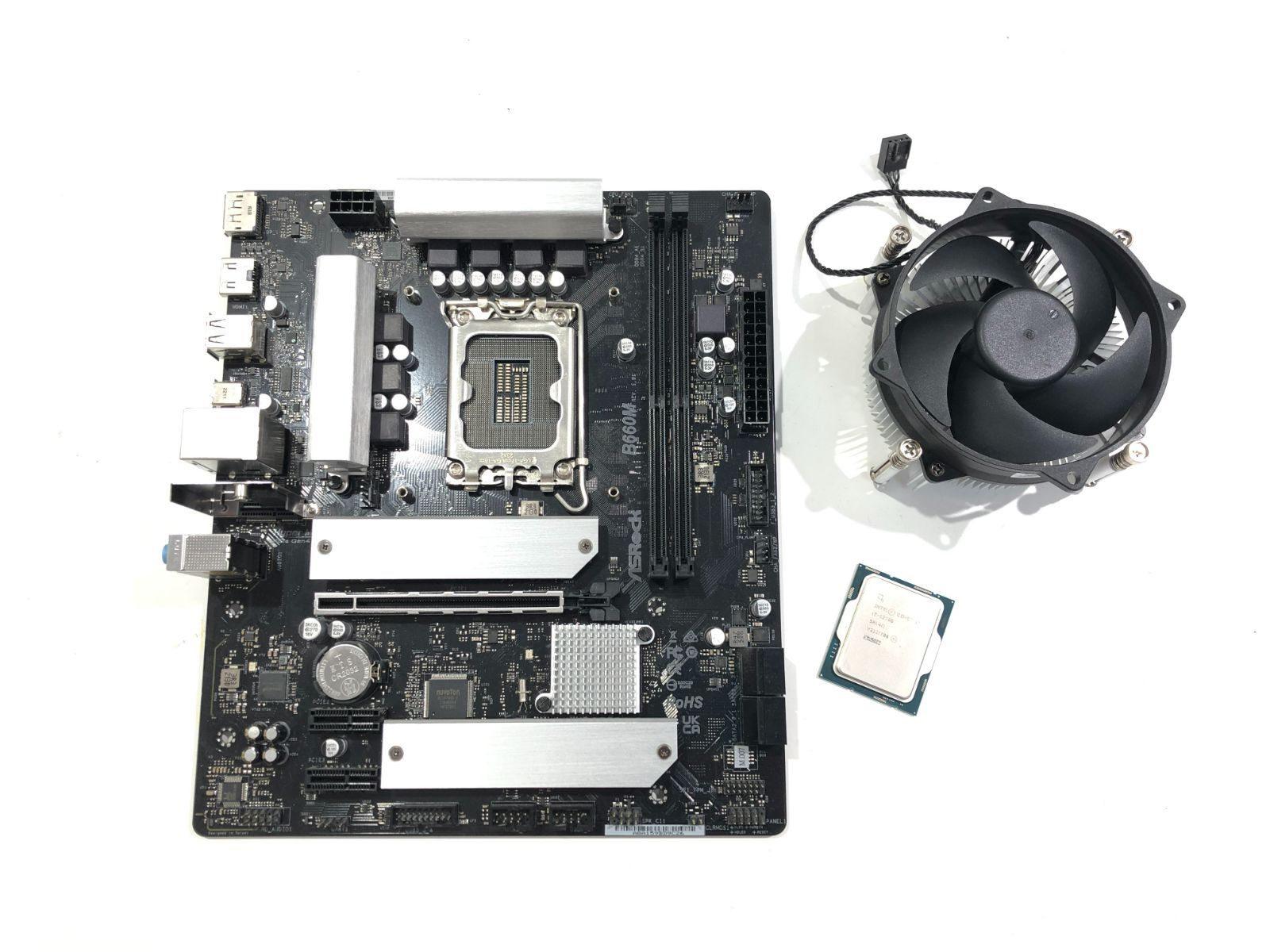 七重浜65-2-071222] 中古品 CPU＋マザーボード セット売り INTEL