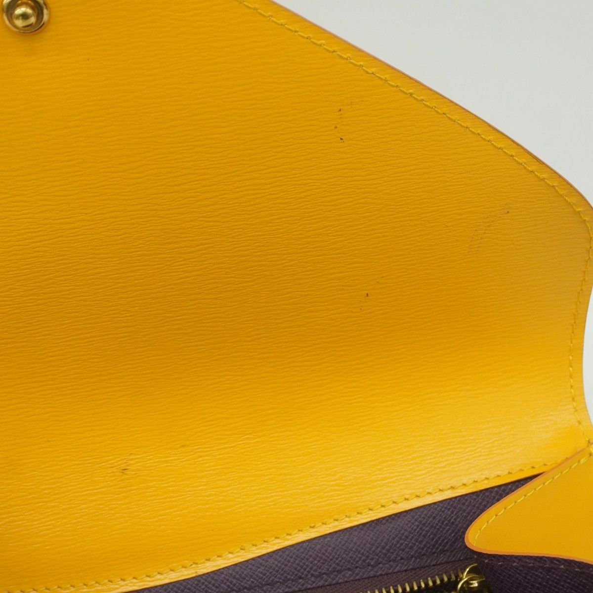 【#sk】LV セカンドバック　アールデコ　ジョーヌ　エピ　レザー　イエロー 5pc4345】ルイヴィトン クラッチバッグ エピ アールデコ M52639