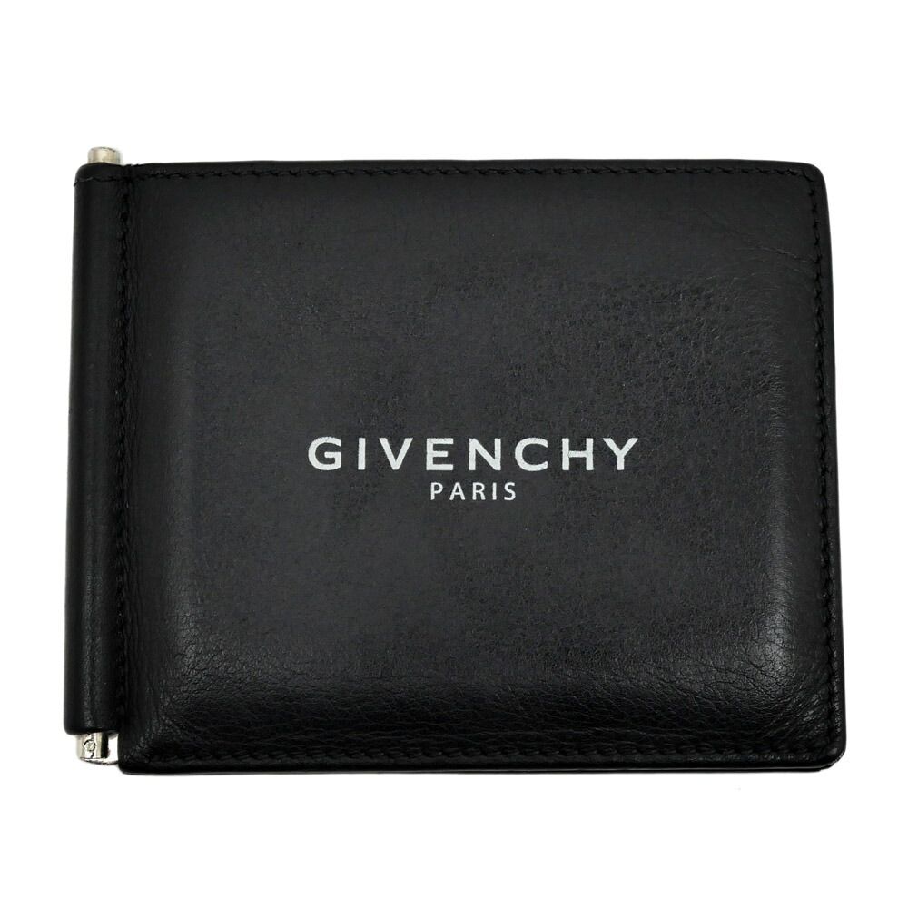 セール【未使用】GIVENCHY レザー マネークリップ GIVENCHY（ジバンシィ） 1000円OFF対象 メンズ マネークリップ折財布
