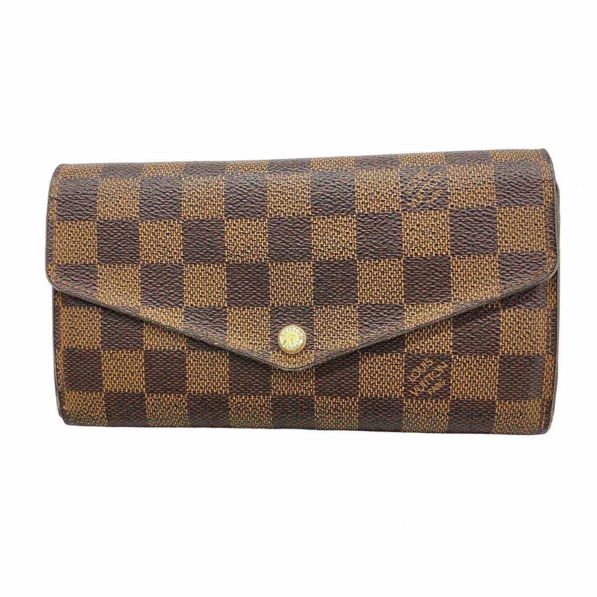 5pc4300-k】ルイヴィトン 長財布 ダミエ ポルトフォイユサラ N63209